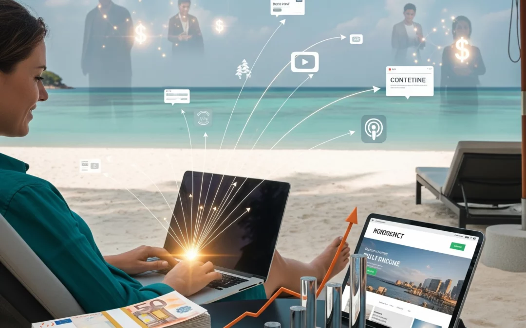 **Titre SEO : Agence Synchro Web – Spécialiste du Marketing Digital, SEO et Automatisation IA** **Description SEO en français :** Synchro Web est une agence web innovante spécialisée dans le marketing digital, le SEO et l’automatisation par l’intelligence artificielle. Sur cette image, une entrepreneuse travaille en toute liberté depuis une plage paradisiaque, illustrant parfaitement la promesse de Synchro Web : transformer la présence en ligne des entreprises en un véritable levier de croissance. Grâce à des services de marketing visuel, d’automatisation sur les réseaux sociaux, de création de contenu IA avec leur système exclusif RAG AI, de campagnes email & SMS pilotées par intelligence artificielle, Synchro Web aide ses clients à gagner en visibilité et à bâtir une image de marque puissante. L’agence s’adresse principalement aux entreprises ambitieuses désireuses d’optimiser leur identité digitale, renforcer leur stratégie de communication et générer un impact durable sur le web. Investir dans Synchro Web, c’est choisir une approche performante, créative et centrée sur la rentabilité digitale. Profitez d’un accompagnement complet pour développer votre notoriété en ligne, automatiser vos processus marketing et atteindre vos objectifs commerciaux avec précision. **Mots-clés SEO :** agence web, marketing digital, SEO, automatisation IA, contenu généré par IA, Synchro Web, stratégie digitale, réseaux sociaux, email marketing, image de marque, croissance en ligne.